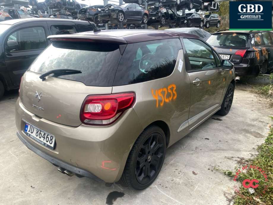 Citroën DS3 2010-2019 , Motorkode: 9HR, Girkassekode: 2231 E1