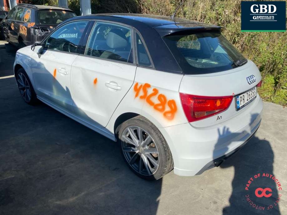 Audi A1 2010-2014 (Type I, Fase 1) , Motorkode: CBZA, Girkassekode: LGQ