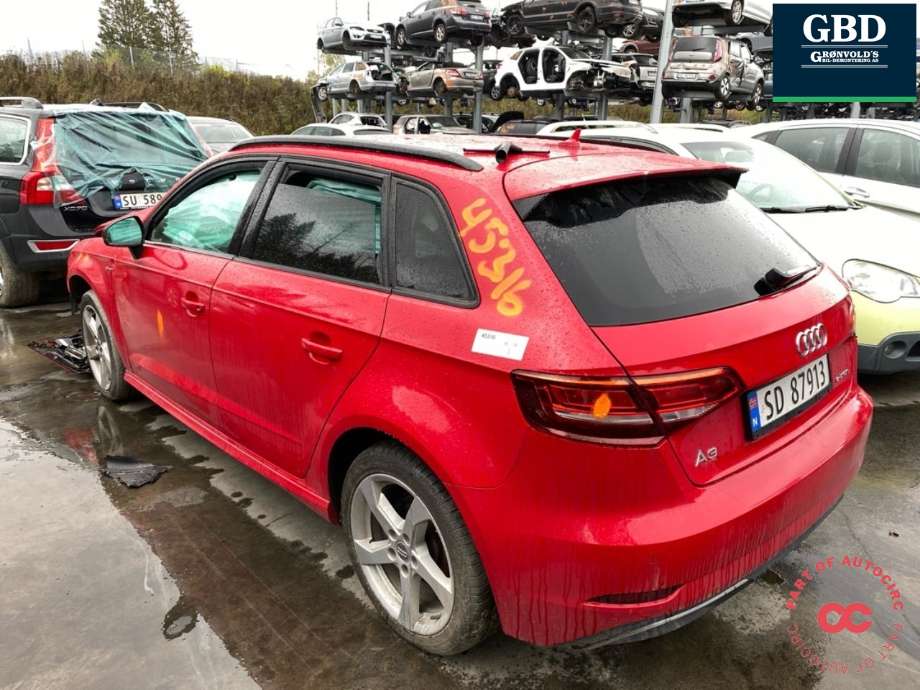 Audi A3 2016-2020 (Type III, Fase 2) , Motorkode: CUKB, Girkassekode: TEA