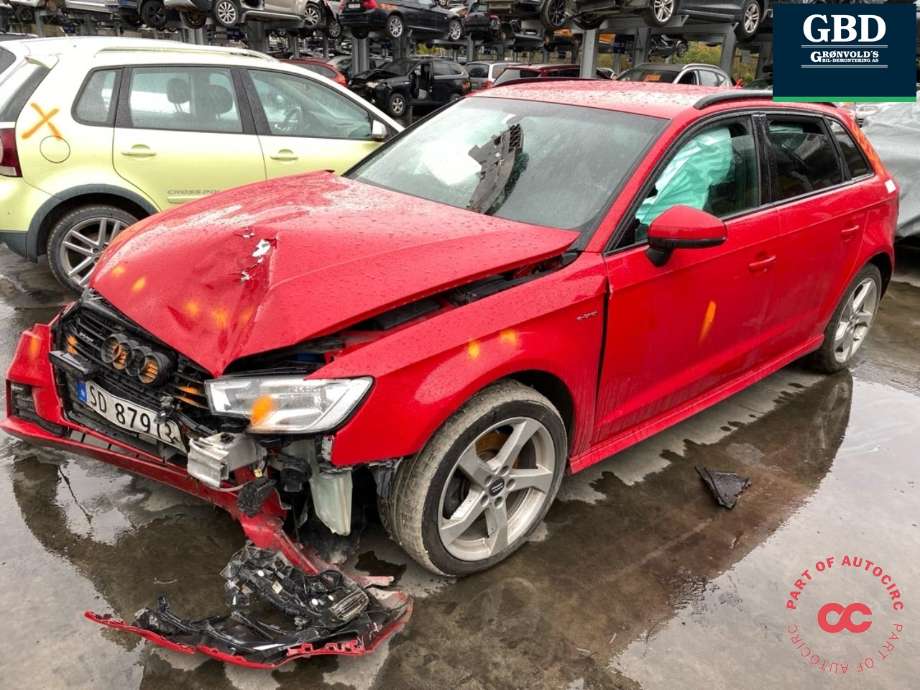 Audi A3 2016-2020 (Type III, Fase 2) , Motorkode: CUKB, Girkassekode: TEA