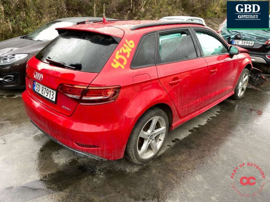 Audi A3 2016-2020 (Type III, Fase 2) , Motorkode: CUKB, Girkassekode: TEA