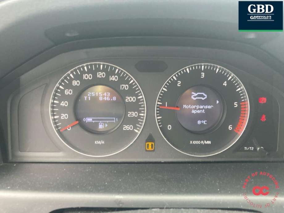Volvo XC70 2008-2013 (Type II, Fase 1) , Motorkode: D5244T4, Girkassekode: 36001576