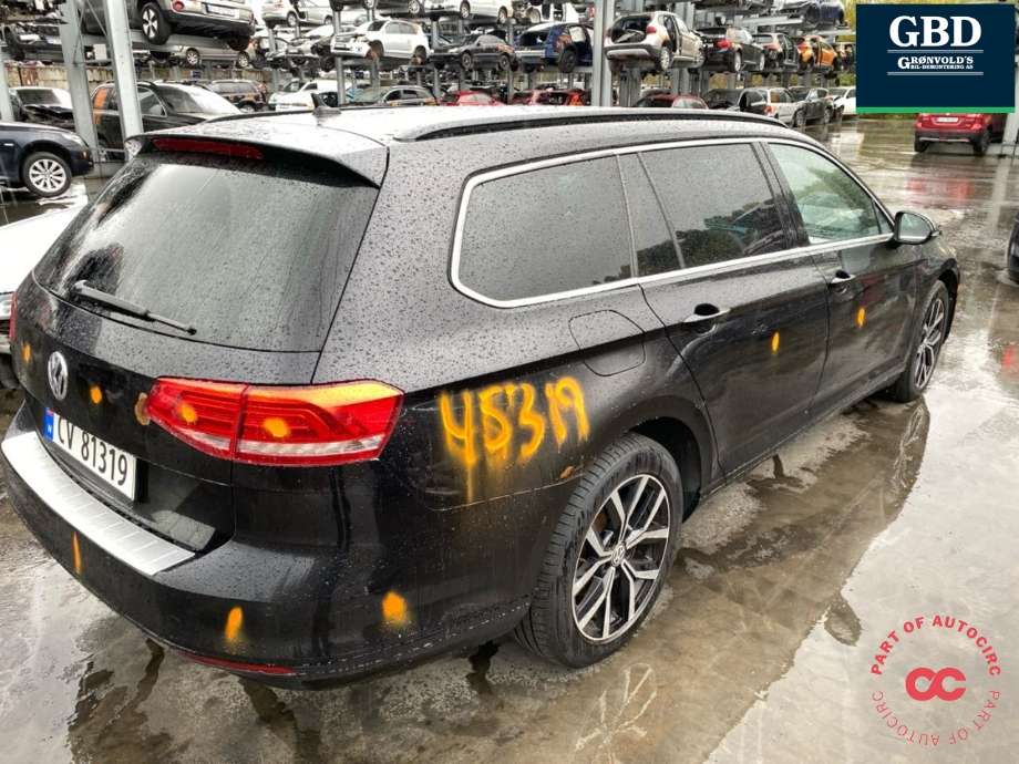 VW Passat 2015-2019 (Fase 1) (B8) (B8), Motorkode: DCXA, Girkassekode: RRH