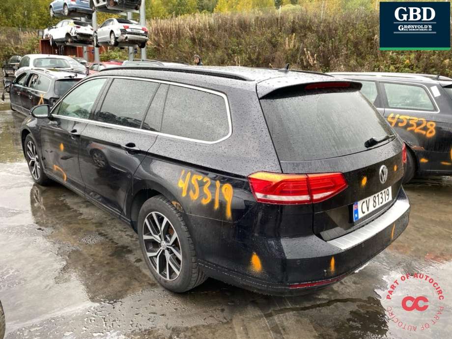 VW Passat 2015-2019 (Fase 1) (B8) (B8), Motorkode: DCXA, Girkassekode: RRH