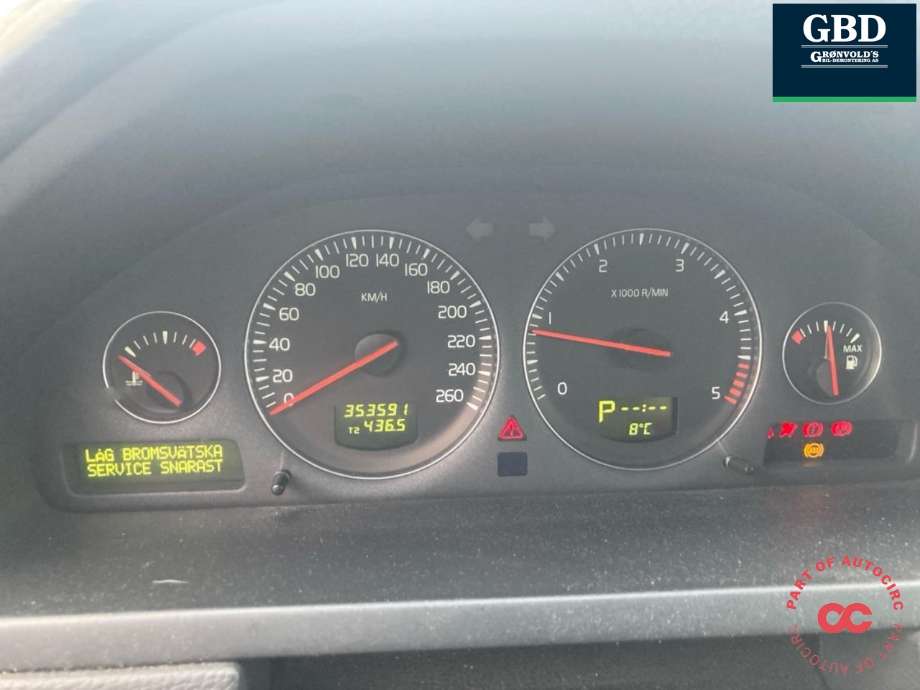 Volvo XC90 2002-2006 (Type I, Fase 1) , Motorkode: D5244T4, Girkassekode: 30751348