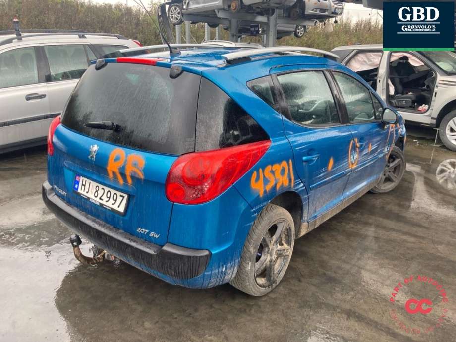 Peugeot 207 2006-2012 , Motorkode: 5FW, Girkassekode: 2231 99