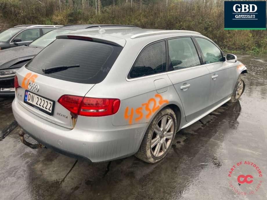 Audi A4 2007-2014 (Type IV) (B8) (B8), Motorkode: CAGA, Girkassekode: LLA