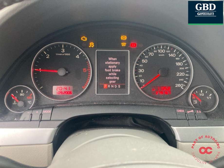 Audi A4 2004-2008 (Type III) (B7) (B7), Motorkode: BPW, Girkassekode: KTT