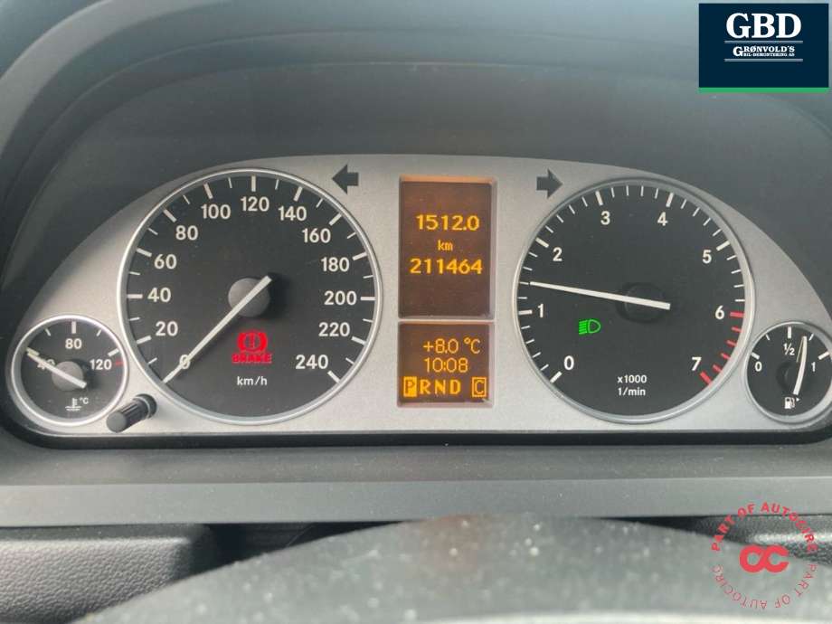 Mercedes B-Klasse 2005-2008 (Fase 1) (W245) (W245), Motorkode: M266.940, Girkassekode: A 169 370 29 00