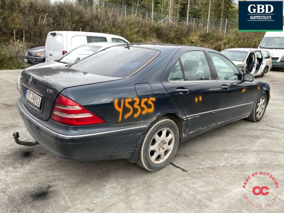 Mercedes S-Klasse 1999-2005 (W220) (W220), Motorkode: OM613.960, Girkassekode: A 220 270 13 00