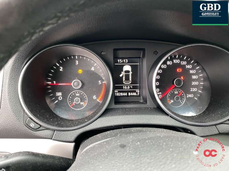 VW Golf VI 2008-2012 , Motorkode: CAYC, Girkassekode: MDZ