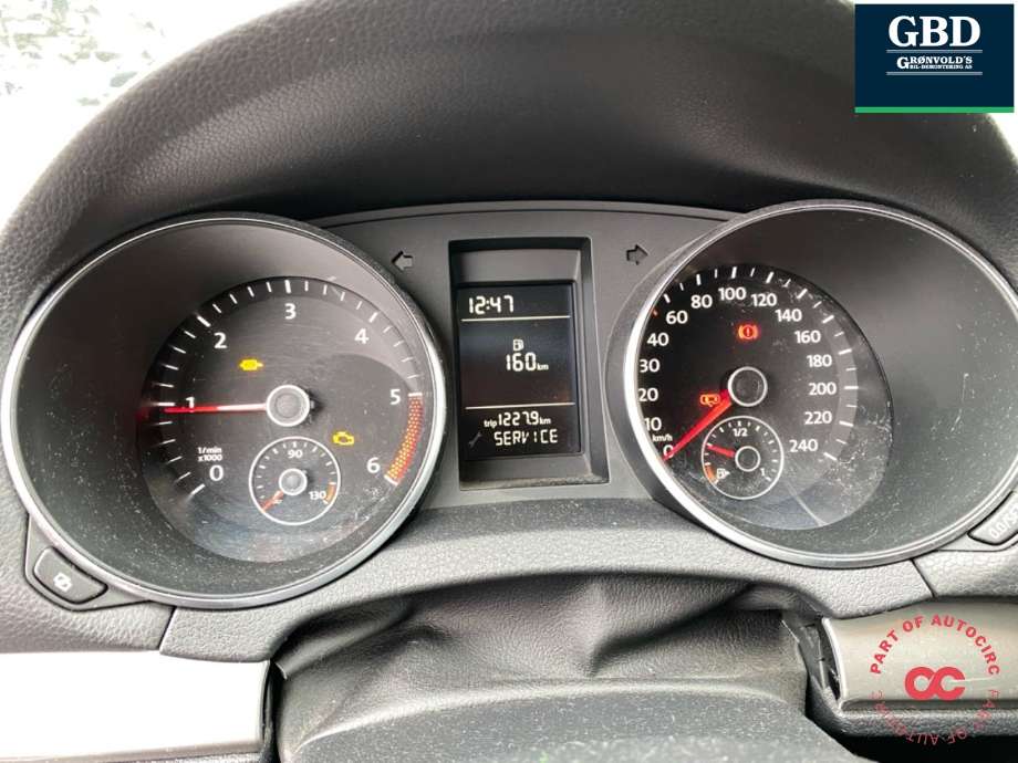 VW Golf VI 2008-2012 , Motorkode: CBDC, Girkassekode: KQM