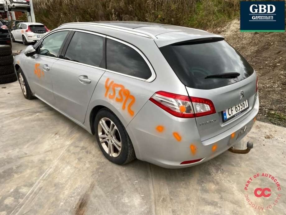 Peugeot 508 2011-2014 (Type I, Fase 1) , Motorkode: 9HD, Girkassekode: 2231 P2