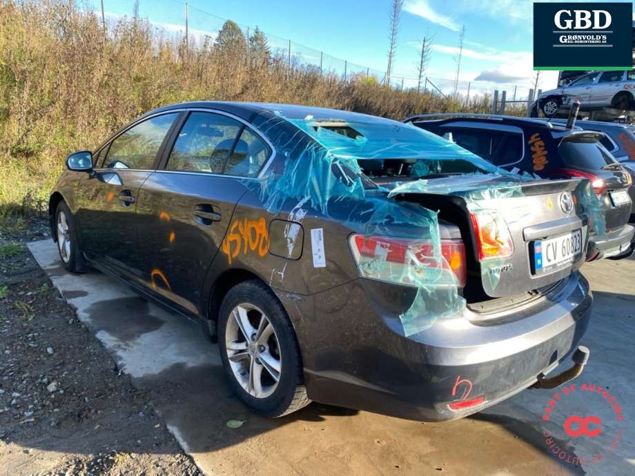 Toyota Avensis 2009-2015 (Type III, Fase 1) delebil , Motorkode: 1AD-FTV, Girkassekode: 3030020A90