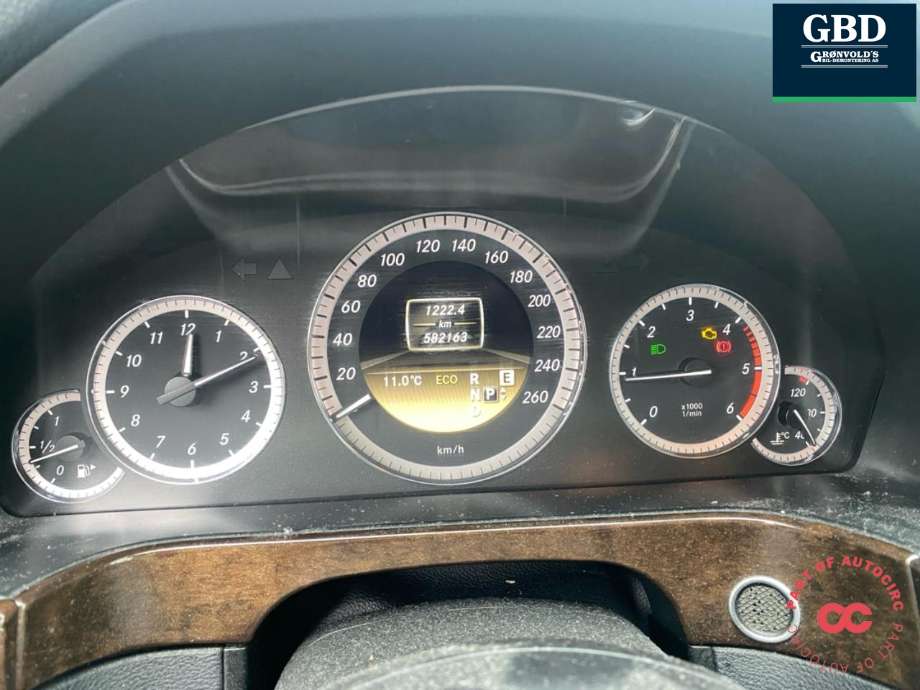 Mercedes E-Klasse 2009-2013 (Fase 1) (W212) (W212), Motorkode: OM651.924, Girkassekode: A 212 270 75 03