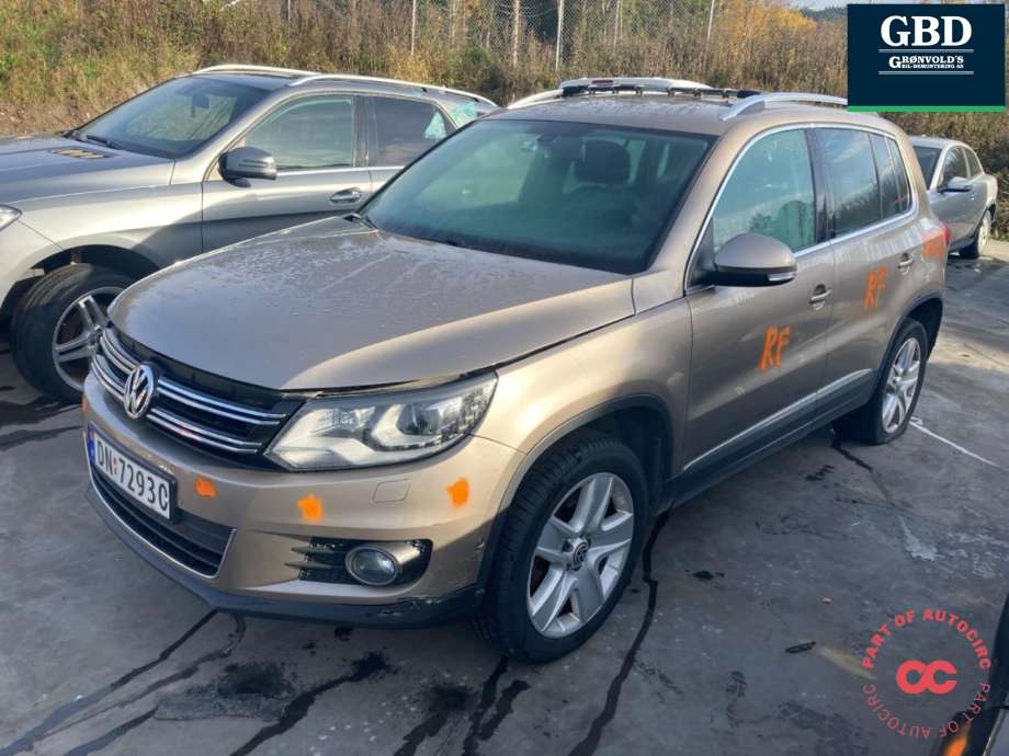VW Tiguan 2011-2016 (Type I, Fase 2) , Motorkode: CFFB, Girkassekode: NGH