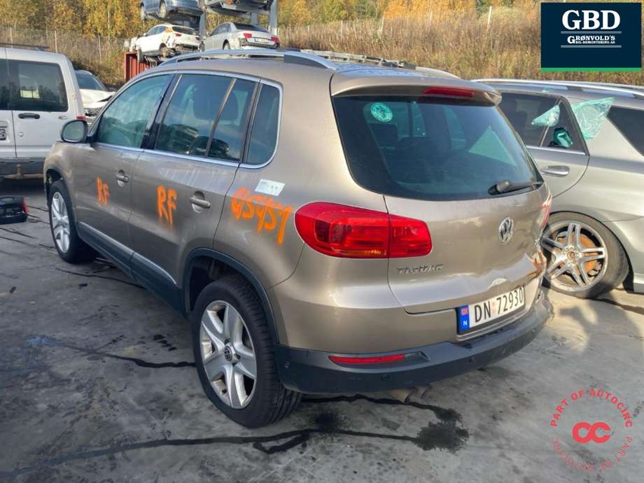 VW Tiguan 2011-2016 (Type I, Fase 2) , Motorkode: CFFB, Girkassekode: NGH