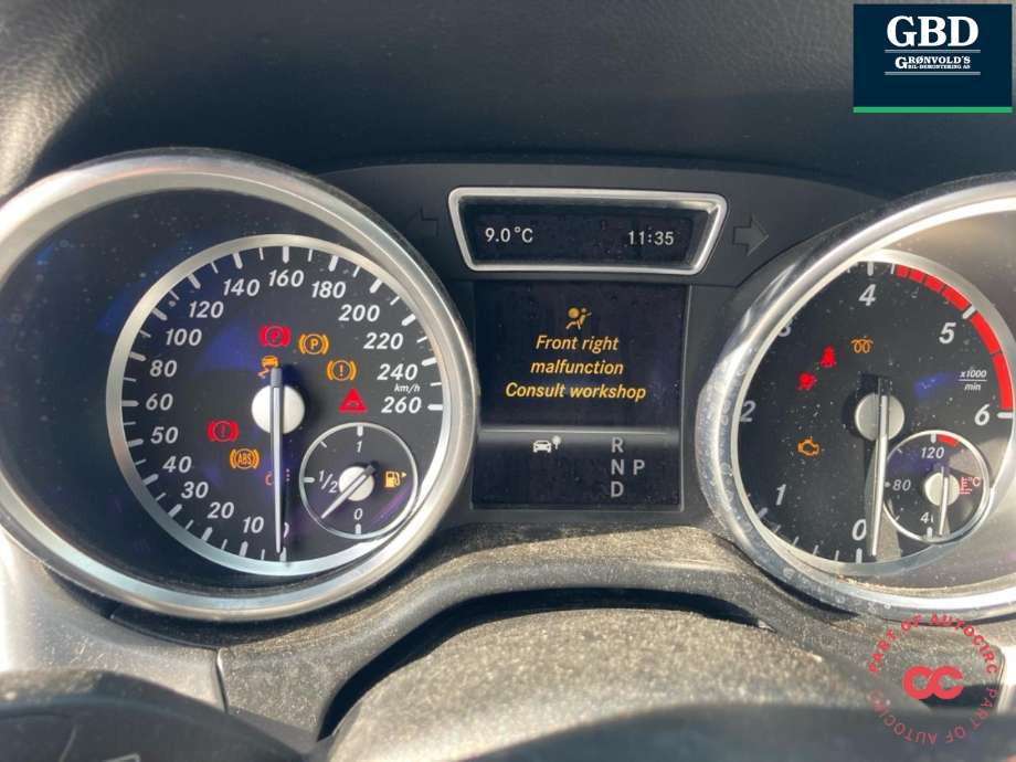 Mercedes ML 2011-2015 (Fase 1) (W166) (W166), Motorkode: OM642.826, Girkassekode: A 166 270 54 00