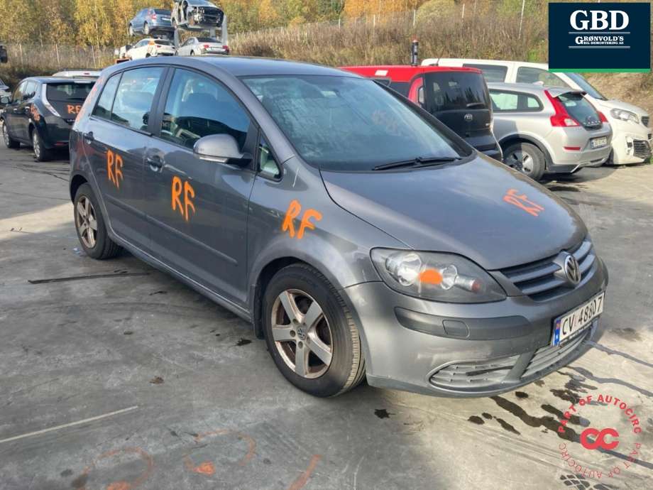 VW Golf, Plus/Cross 2005-2009 (Fase 1) , Motorkode: BKD, Girkassekode: JPK