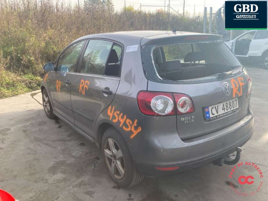 VW Golf, Plus/Cross 2005-2009 (Fase 1) , Motorkode: BKD, Girkassekode: JPK