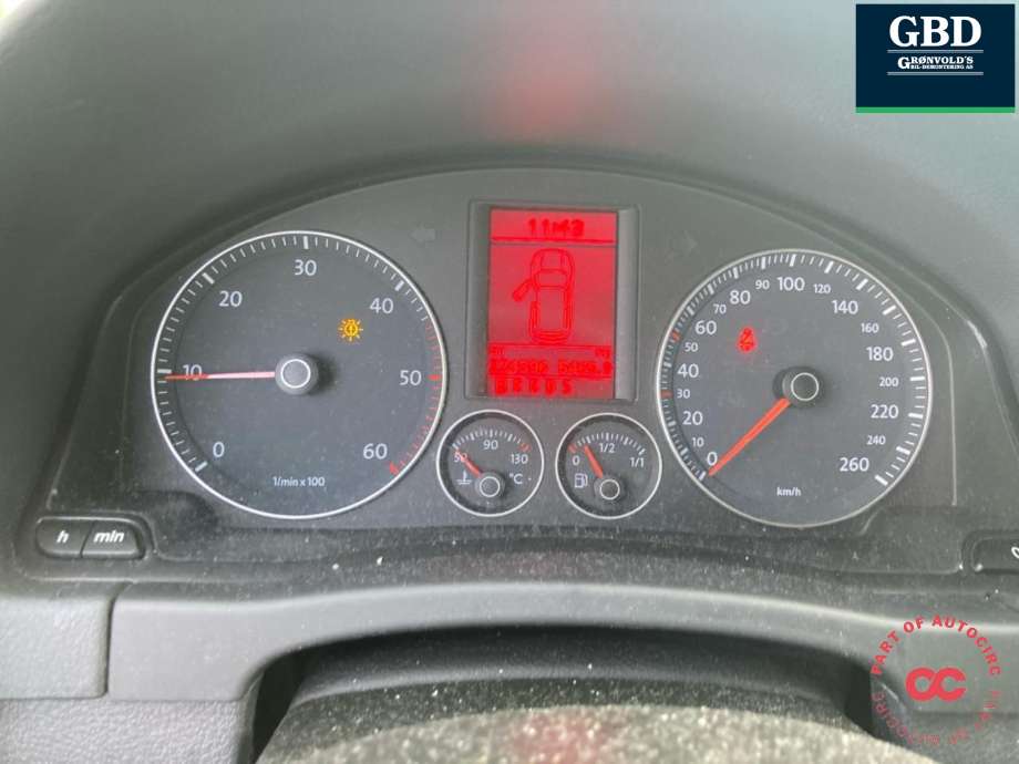 VW Golf, Plus/Cross 2005-2009 (Fase 1) , Motorkode: BKD, Girkassekode: JPK