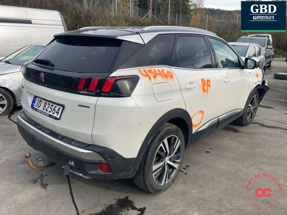 Peugeot 3008 2016-->> (Type II) , Motorkode: BHZ, Girkassekode: 98 387 679 80