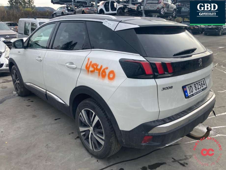 Peugeot 3008 2016-->> (Type II) , Motorkode: BHZ, Girkassekode: 98 387 679 80