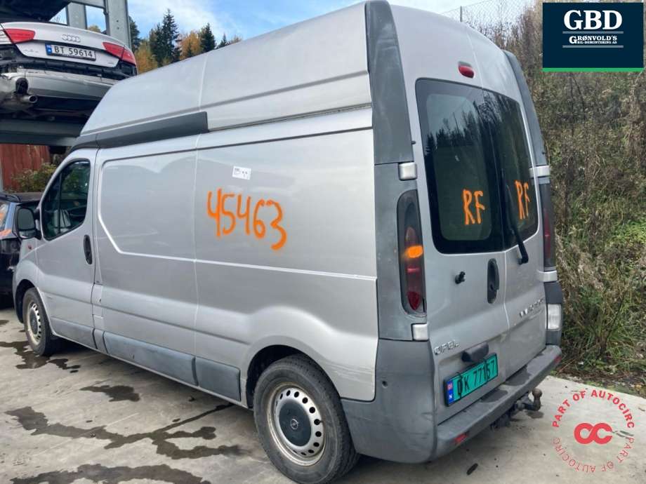 Opel Vivaro A 2001-2006 , Motorkode: F9Q-760, Girkassekode: 93169351