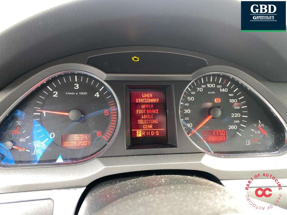 Audi A6 2005-2008 (Type III, Fase 1) (C6) (C6), Motorkode: BRE, Girkassekode: JFL