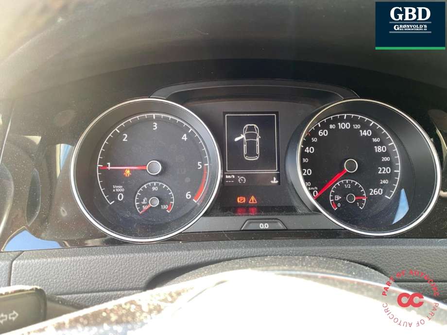 VW Golf VII 2012-2017 (Fase 1) , Motorkode: CLHA, Girkassekode: MWW