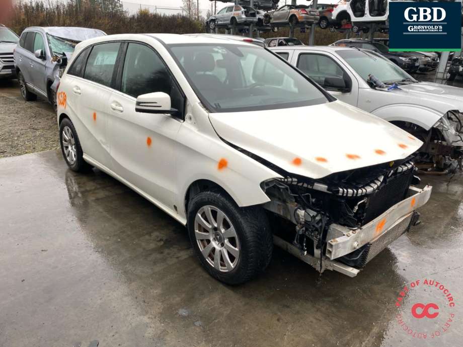 Mercedes B-Klasse 2011-2018 (W246) (W246), Motorkode: OM607.951, Girkassekode: A 246 370 41 02