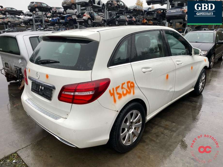 Mercedes B-Klasse 2011-2018 (W246) (W246), Motorkode: OM607.951, Girkassekode: A 246 370 41 02