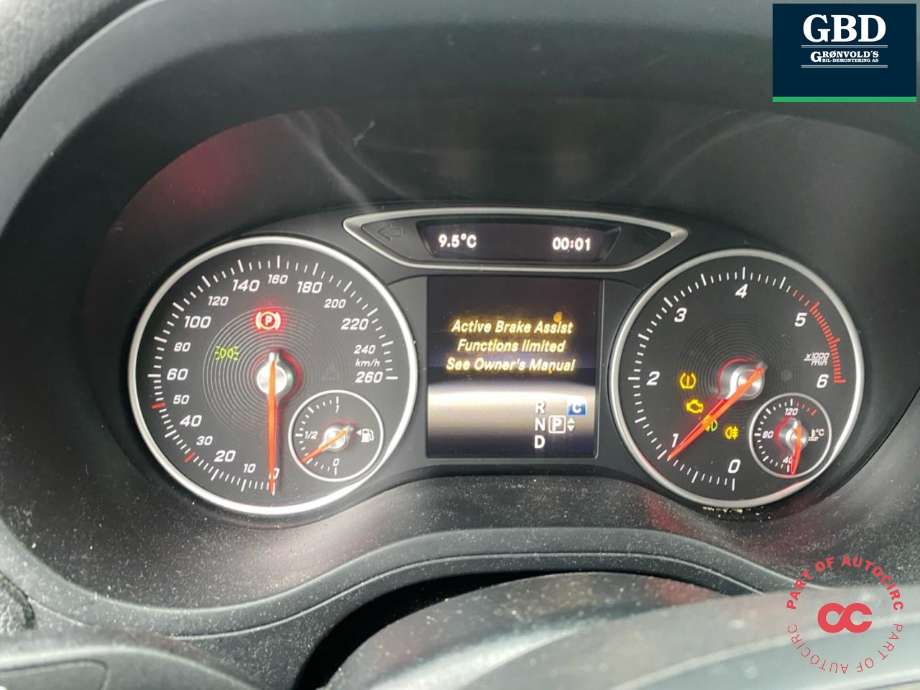 Mercedes B-Klasse 2011-2018 (W246) (W246), Motorkode: OM607.951, Girkassekode: A 246 370 41 02