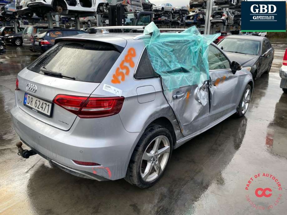 Audi A3 2016-2020 (Type III, Fase 2) , Motorkode: CUKB, Girkassekode: TEA