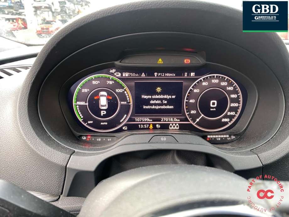 Audi A3 2016-2020 (Type III, Fase 2) , Motorkode: CUKB, Girkassekode: TEA