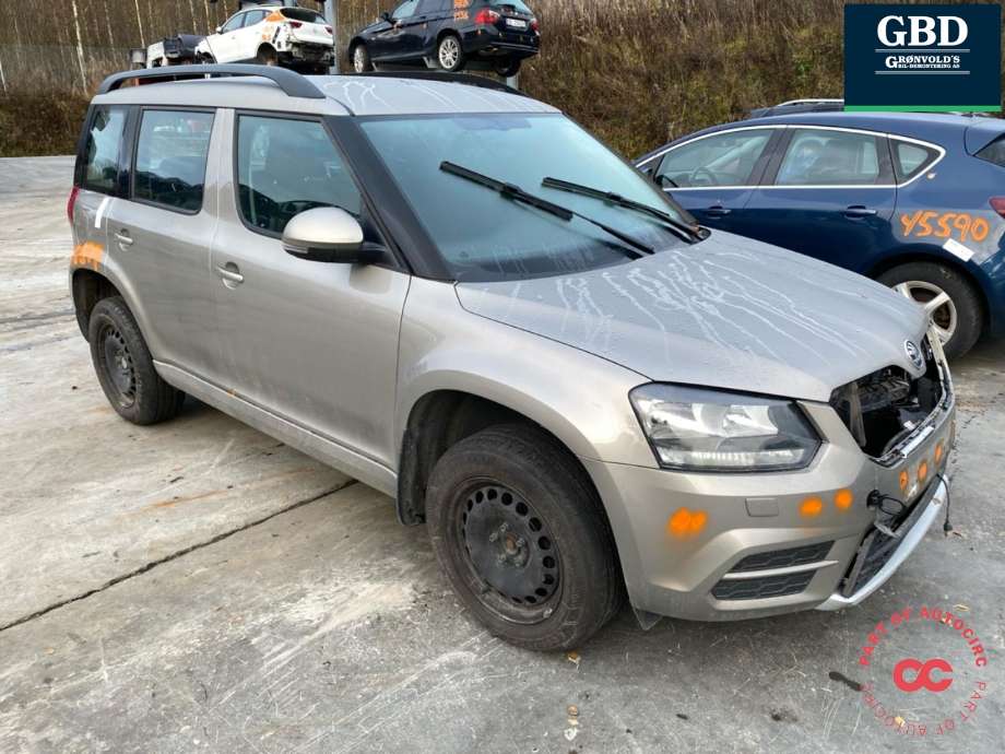 Škoda Yeti 2014-2017 (Fase 2) , Motorkode: CFHA, Girkassekode: KJF
