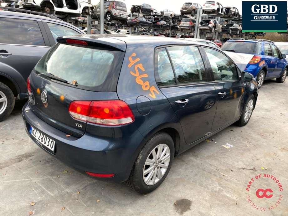 VW Golf VI 2008-2012 , Motorkode: CAYB, Girkassekode: LHW