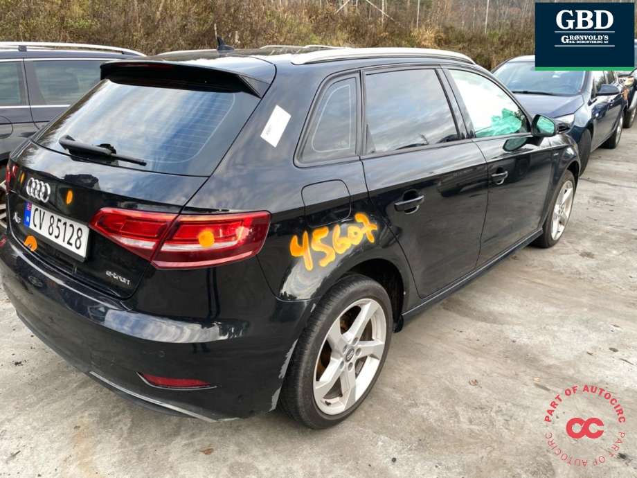 Audi A3 2016-2020 (Type III, Fase 2) , Motorkode: CUKB, Girkassekode: SBZ