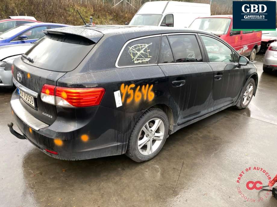 Toyota Avensis 2009-2015 (Type III, Fase 1) , Motorkode: 2ZR-FAE, Girkassekode: 3030005070