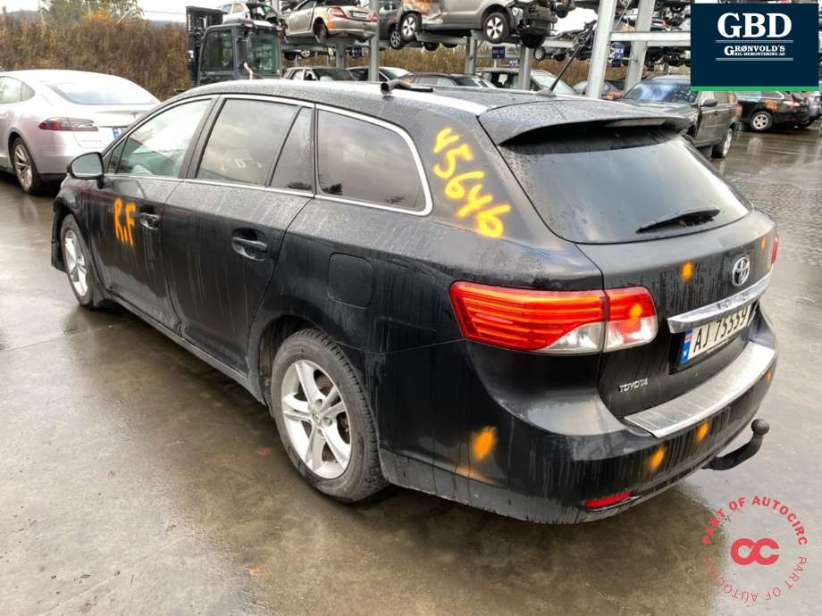 Toyota Avensis 2009-2015 (Type III, Fase 1) , Motorkode: 2ZR-FAE, Girkassekode: 3030005070