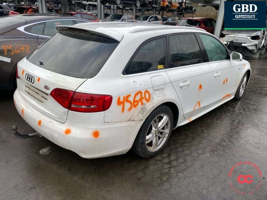 Audi A4 2007-2014 (Type IV) (B8) (B8), Motorkode: CAGC, Girkassekode: LLM