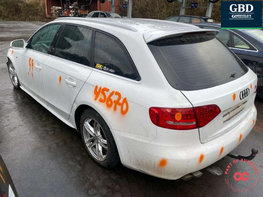 Audi A4 2007-2014 (Type IV) (B8) (B8), Motorkode: CAGC, Girkassekode: LLM