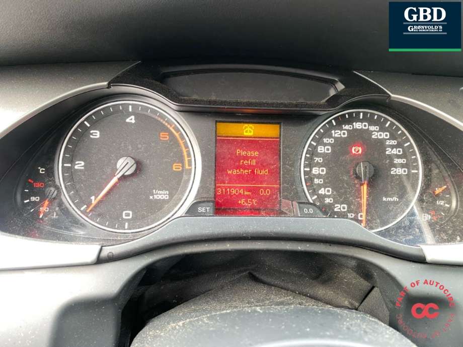 Audi A4 2007-2014 (Type IV) (B8) (B8), Motorkode: CAGC, Girkassekode: LLM