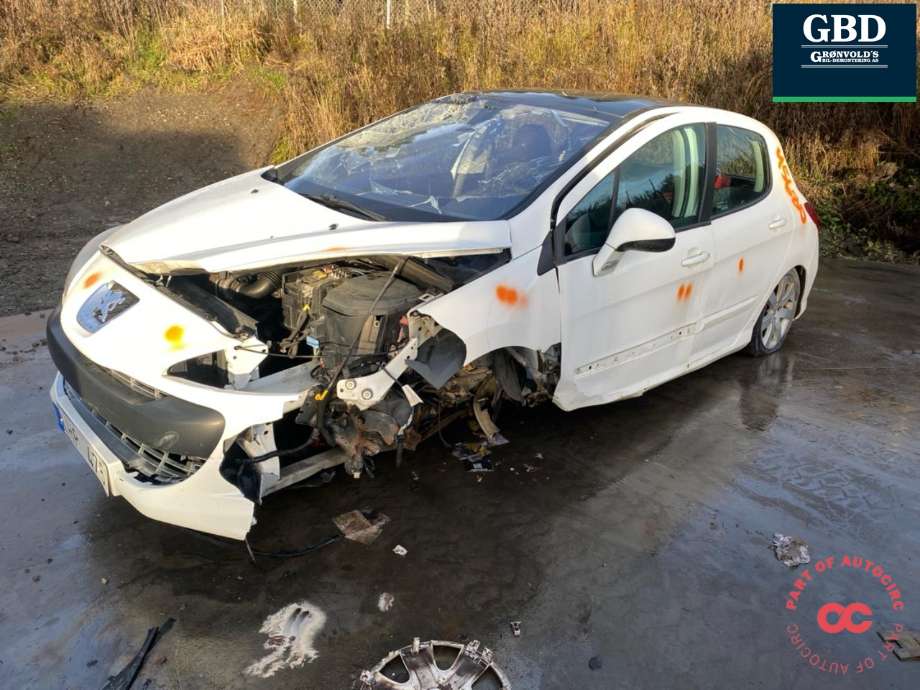 Peugeot 308 2007-2011 (Type I, Fase 1) , Motorkode: 9HV, Girkassekode: 2222 YC