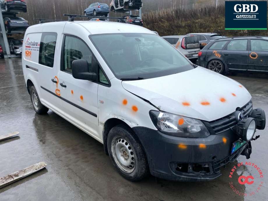 VW Caddy 2010-2015 (Type III, Fase 2) , Motorkode: CFHF, Girkassekode: NFQ
