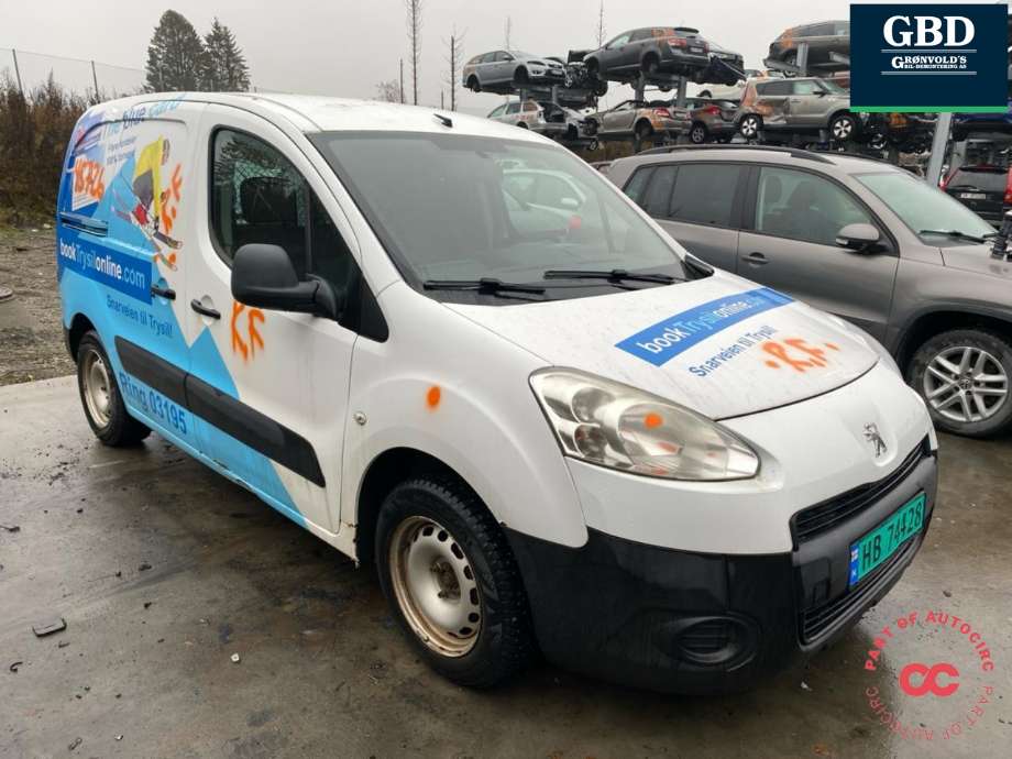 Peugeot Partner 2008-2015 (Type II, Fase 1) , Motorkode: 9HF, Girkassekode: 16 089 352 80