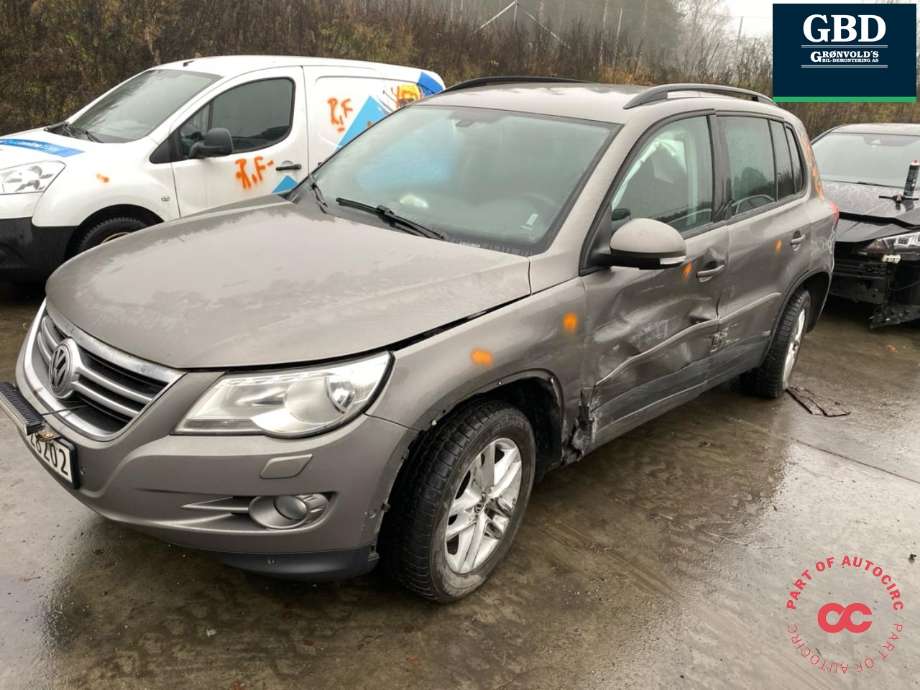 VW Tiguan 2007-2011 (Type I, Fase 1) , Motorkode: CBAB, Girkassekode: LMU