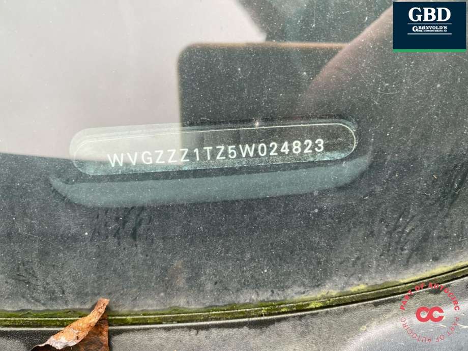 VW Touran 2003-2006 (Type I, Fase 1) , Motorkode: BKC, Girkassekode: GQN
