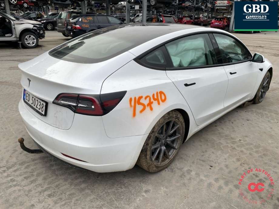 Tesla Model 3 2018-2023 (Fase 1) , Motorkode: 3D1, Girkassekode: