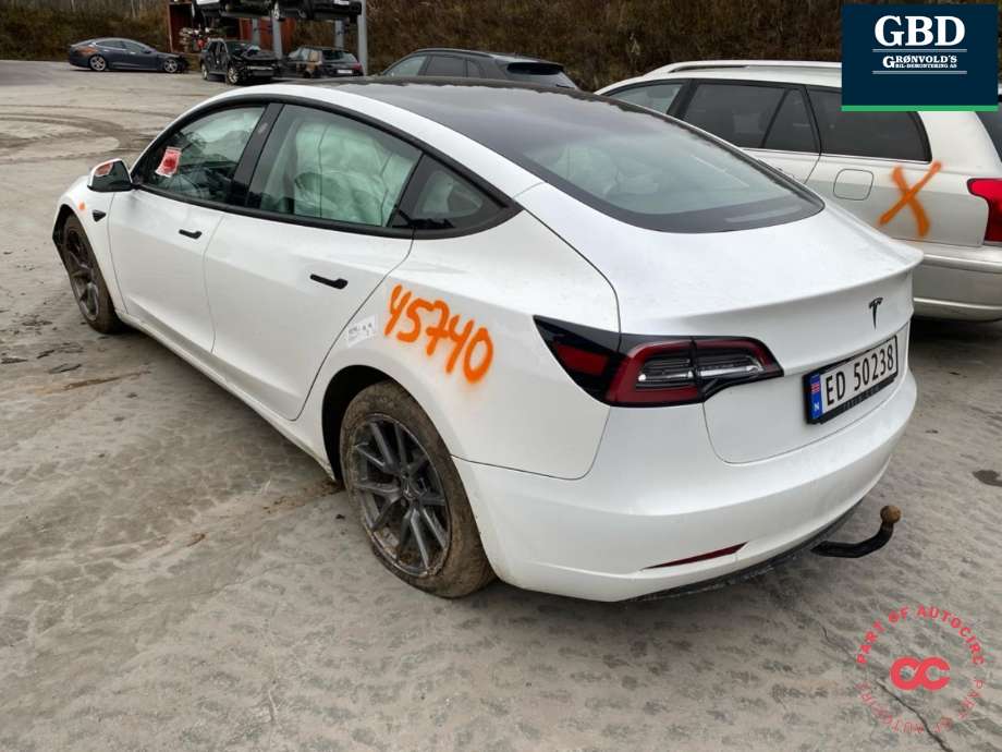 Tesla Model 3 2018-2023 (Fase 1) , Motorkode: 3D1, Girkassekode: